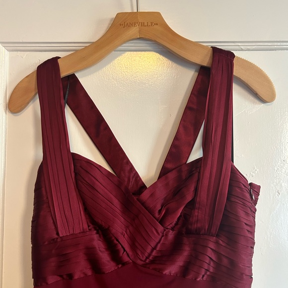 Laundry by Shelli Segal maroon dress - Picture 3 of 4